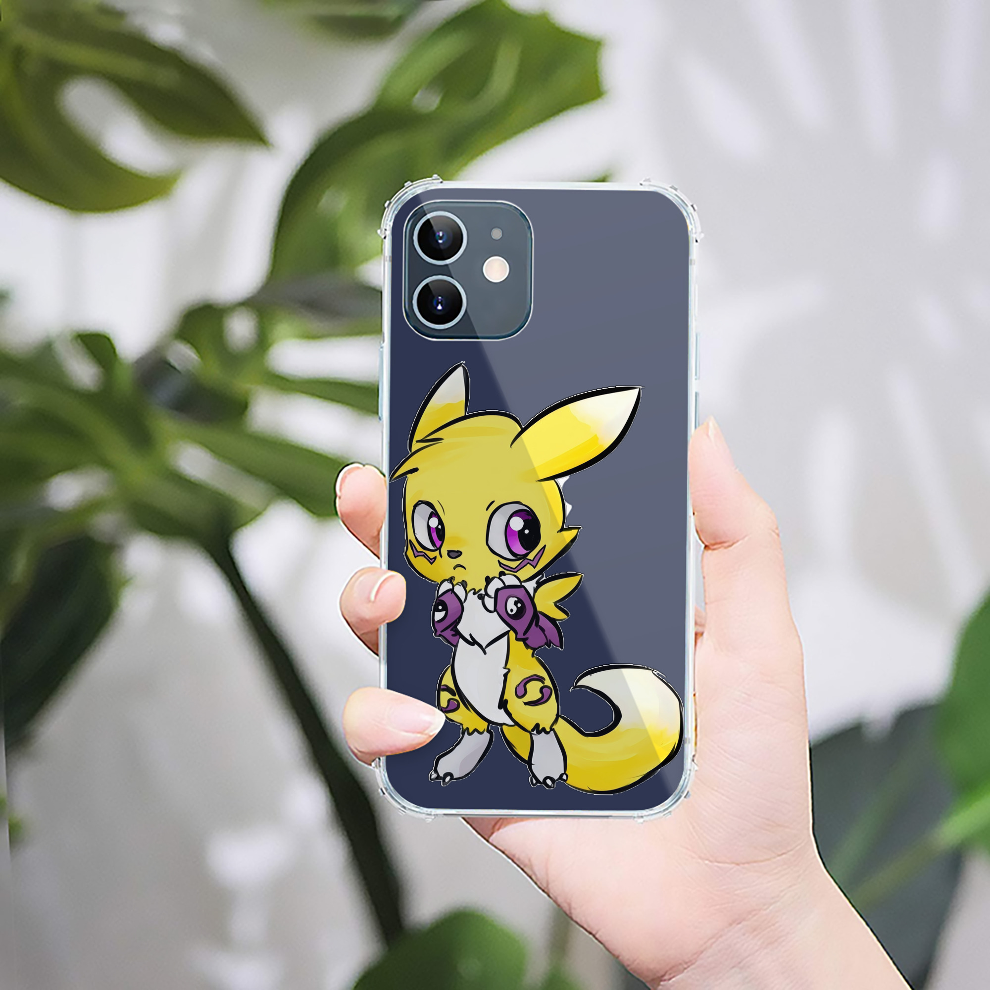 （画像用） Digimon デジタルモンスター/デジモン 【iPhone 12シリーズ対応】透明スマホケース（クリアソフトケース）